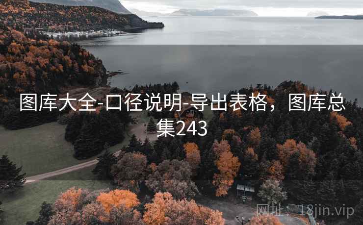 图库大全-口径说明-导出表格，图库总集243